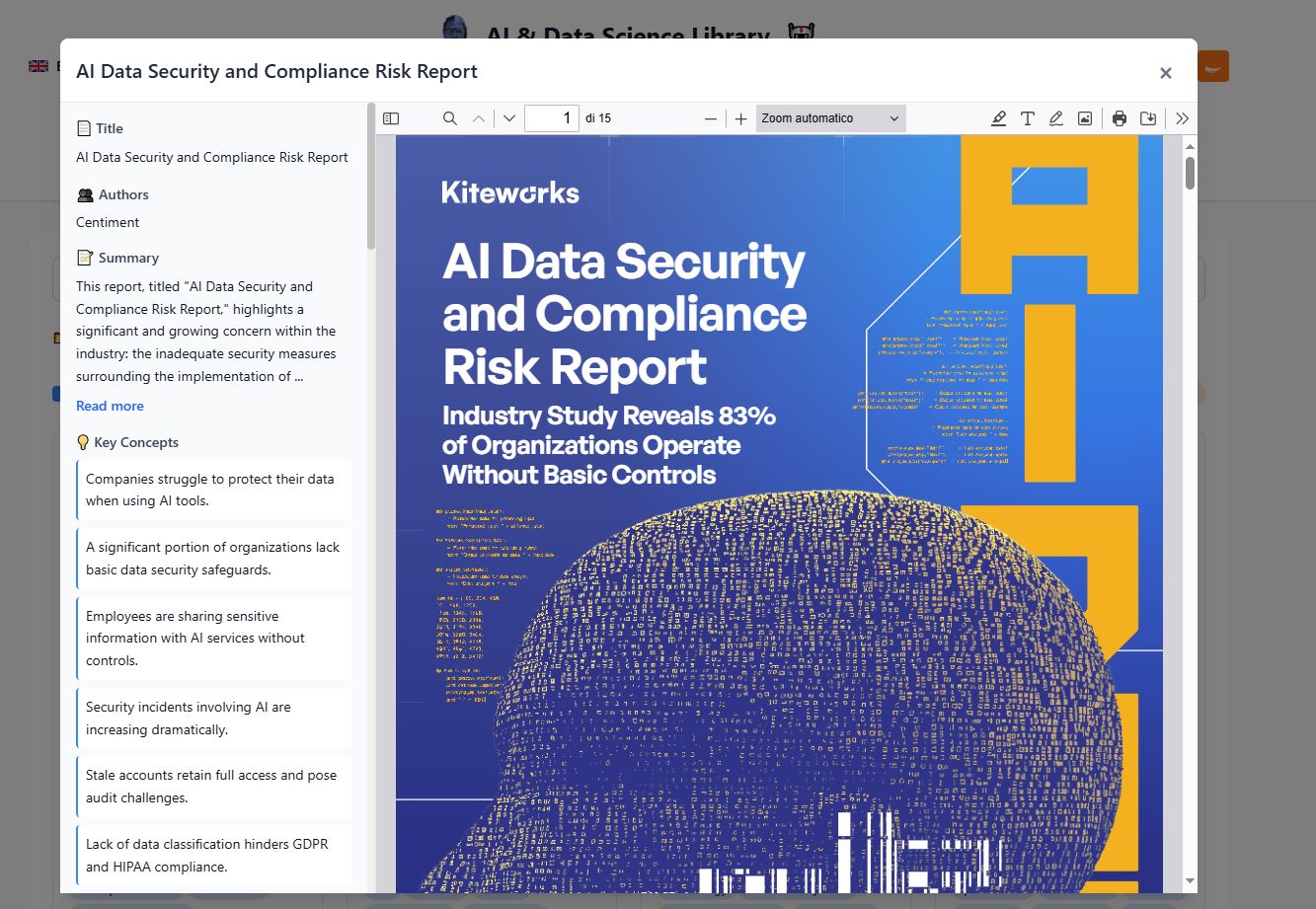 AI Data Science Library - View 2